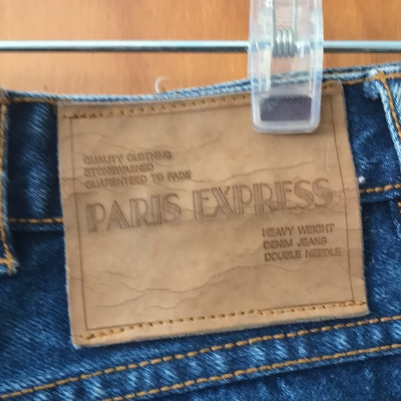 Vintage Paris express -Denim  skirt - Picture 3 of 6